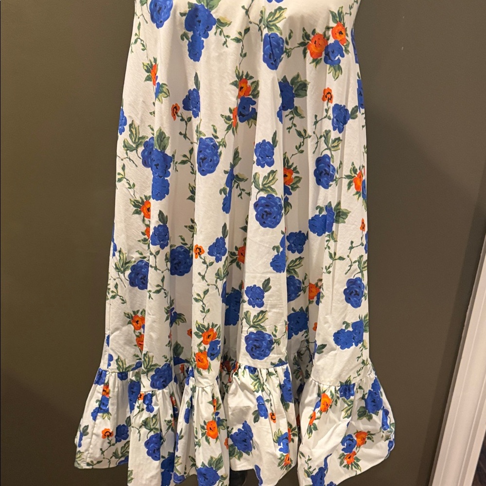 Caroline Constas Laurel Ruffled Floral-Print Cotton-blend Mini Dress - Picture 5 of 10